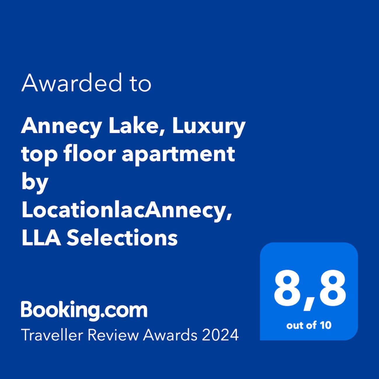 Annecy Lake, Luxury Top Floor Apartment - Lla Selections By Location Lac Annecy Eksteriør bilde