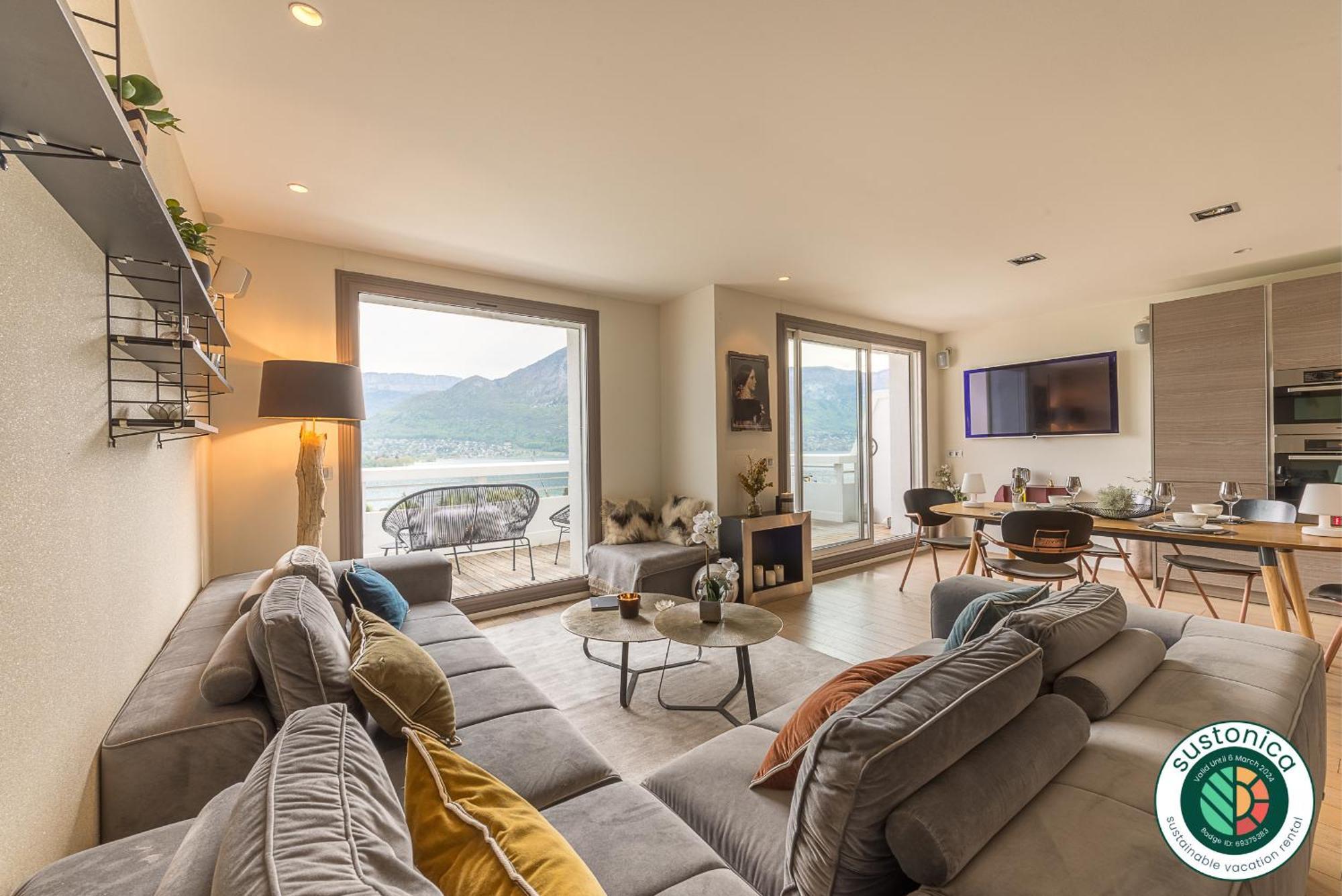 Annecy Lake, Luxury Top Floor Apartment - Lla Selections By Location Lac Annecy Eksteriør bilde